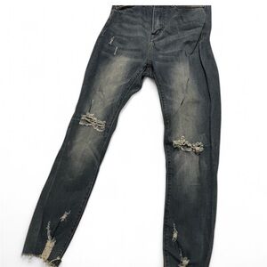 Eco friendly Distressed Blue Jeans